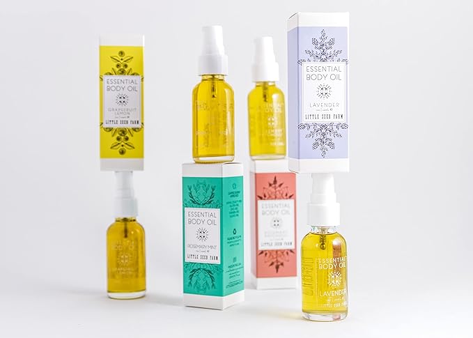 Little Seed Farm Essential Body Oil, Rosemary Mint, 4oz-VivaGrace Women