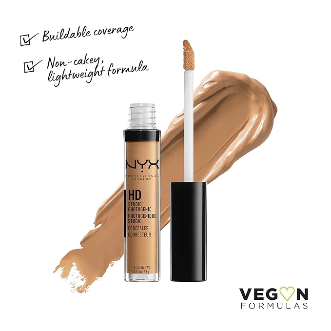 NYX PROFESSIONAL MAKEUP HD Studio Photogenic Concealer Wand, Medium Coverage - Tan-VivaGrace Women