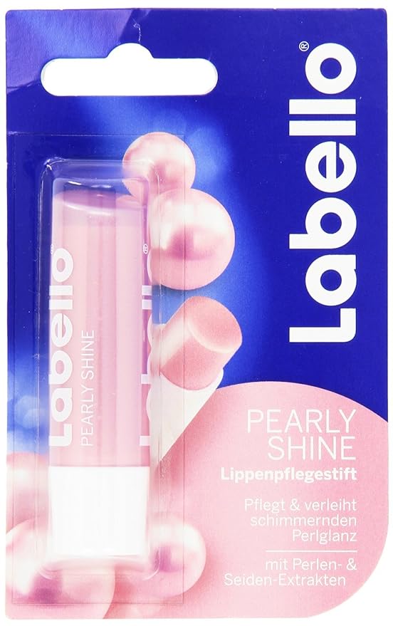 Labello Pearly Shine, Labello Soft Rose, Labello Cherry Shine Lip Balm Bundle-VivaGrace Women