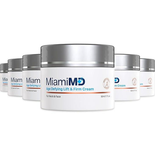 Age-Defying Lift & Firm Cream - Anti Aging and Skin Firming For All Types - Paraben Free - Fragrance Free Cruelty Free BHA Free 50 ml (1.7oz) - 6 PACK-VivaGrace Women