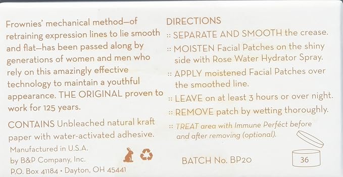 Frownies (FBE) Forehead & Between Eyes, 144 Patches (3) pack-VivaGrace Women