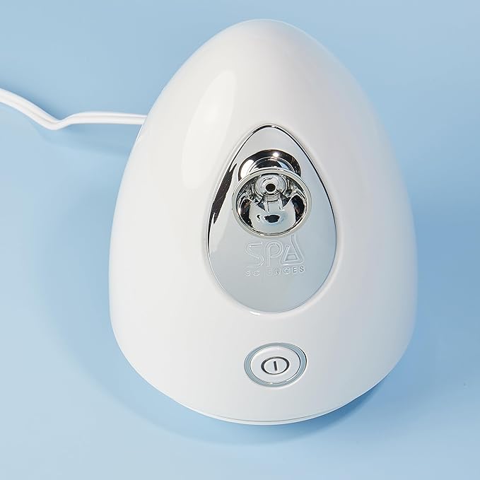Spa Sciences - CIRRA - Nano Ionic Facial Steamer with UVC Sanitizing Protection, Aromatherapy Function, Detox Pores, and Boost Circulation - Includes an Essential Oil Basket-VivaGrace Women