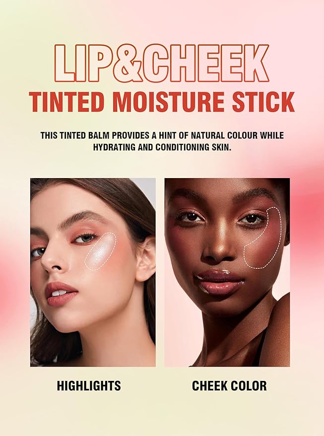 Beauty Balm Serum Boosted Skin Tint – Hydrating Tinted Moisturizer, Lightweight Solid Tinted Foundation Blush Stick for Flawless, Sheer to Medium Coverage, Radiant & Dewy Finish-VivaGrace Women