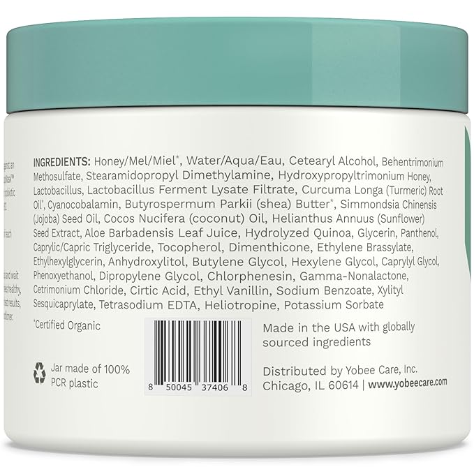 Yobee Ultra Gentle Soothing Scalp Mask - Dry Scalp Treatment Hair Mask Safe For Sensitive Baby Skin - Probiotic Infused - For Sensitive Scalp & Cradle Cap - For Babies, 4 fl oz-VivaGrace Women