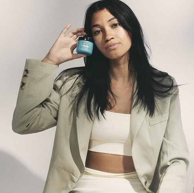 Eight Saints Skin Care Up the Anti Night Cream Face Moisturizer to Reduce Fine Lines and Wrinkles, Natural and Organic Anti Aging Cream For Face & Neck with Niacinamide and Hyaluronic Acid, 2 Ounces-VivaGrace Women