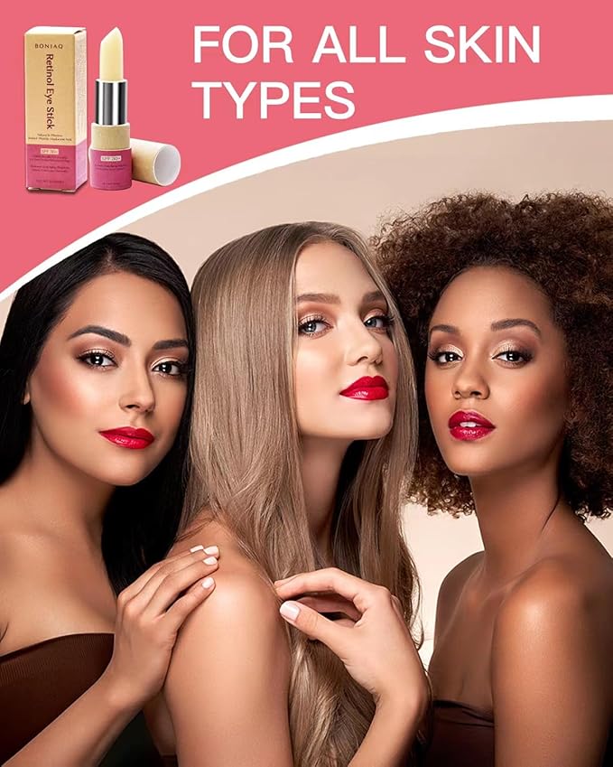 Retinol Eye Stick, Eye Brightener Balm, SPF 30+ Retinol Eye Cream With Hyaluronic Acid, For Dark Circle and Puffiness, Visible Results in 1-2 Weeks, Anti Aging Under Eye Cream for Wrinkles and Bags Reduces Fine Lines, 0.1oz-VivaGrace Women