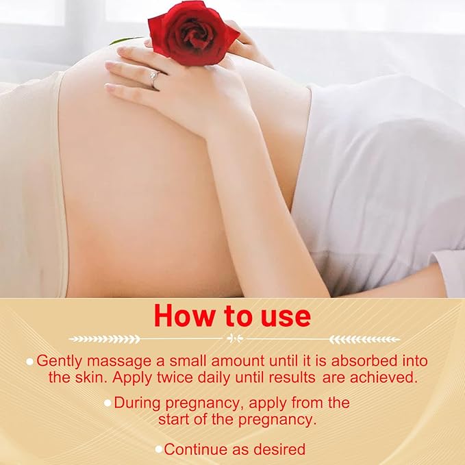 Stretch Mark Cream Stretch Mark Oil for Pregnancy, Stretch Mark Removal Belly Butter for Pregnant Women To Prevent And Repair Maternity Stretch Marks Scar Cream 2.82 Oz Skincare Body Oil 4.2 Fl.oz-VivaGrace Women