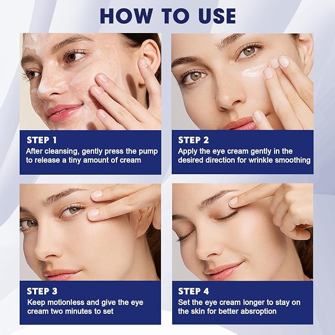 Anti Wrinkle Essence, Glozie Eye Serum, Glozie Instant Eye Lift Eye Cream, Anti Wrinkle Serum, Eye Cream For Wrinkles, Instant Anti-Aging Firm Eye Temporary Eye Tightener, Permanent Anti-Aging Cream-VivaGrace Women