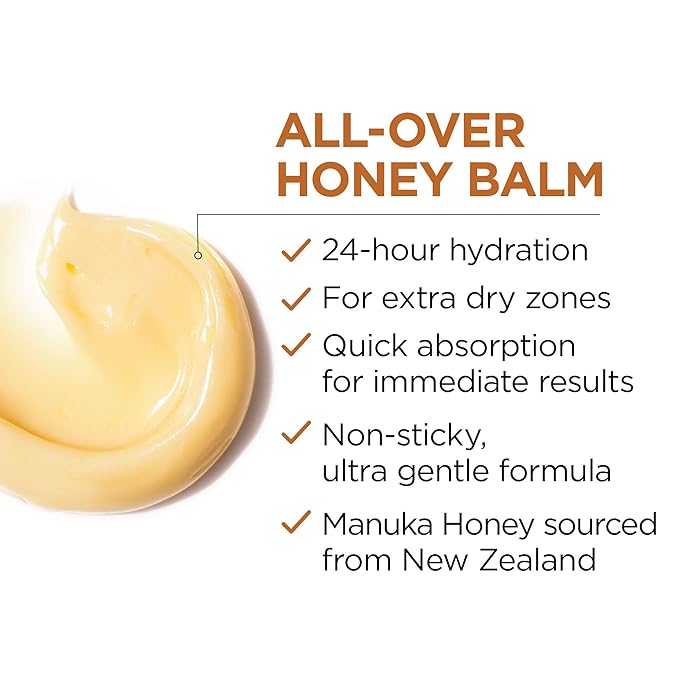 L'Oreal Paris Skincare Age Perfect Hydra-Nutrition All-Over Balm with Manuka Honey Extract and Nurturing Oils, to Soothe and Rescue Dry Skin, Paraben Free, 1.7 oz.-VivaGrace Women