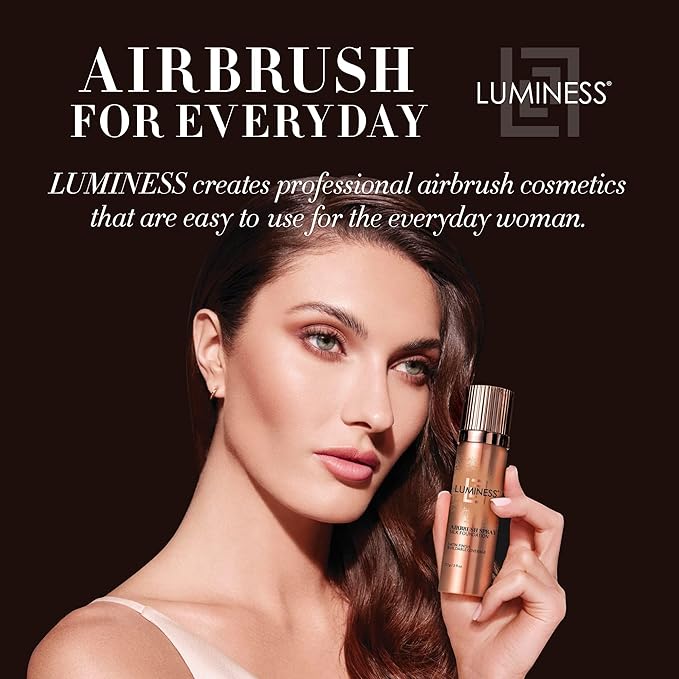 LUMINESS Dual-Sided Angled Buffing Brush - Cruelty-Free Synthetic Bristles Ideal for Foundation & Primer - Soft Fibers Gives Silky Touch on Skin & Creates Flawless Base with Perfect Finish-VivaGrace Women
