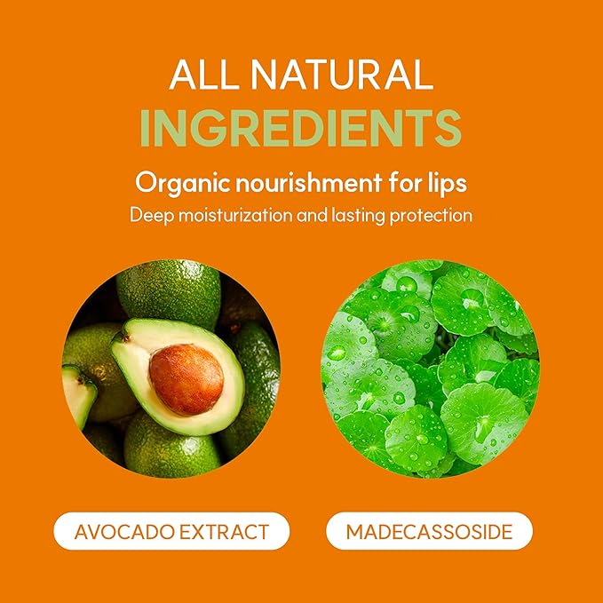 WELCOS FRUDIA Avocado Cica Relief Vegan Lip Balm | Hydrating Moisturizing Natural Organic Lip Balm | Korean Lip Balm-VivaGrace Women