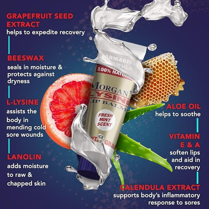 Morgan's Lysine Lip Balm-VivaGrace Women