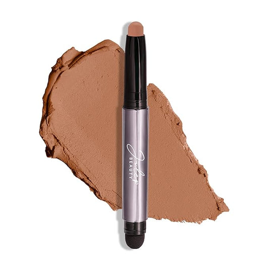 Julep Eyeshadow 101 Cream-to-Powder Waterproof Shadow Stick – Hazelnut Matte – Long-Lasting, Crease-Proof, Neutral Brown Beige Matte Cream Eyeshadow with Built-in Smudger-VivaGrace Women