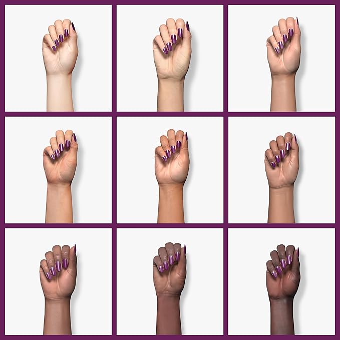 Imtiti Purple Gel Nail Polish, 1 Pcs 15ml Rebecca Purple Color Soak Off LED Long-Lasting Nail Gel Polish Nail Art Starter Manicure Salon DIY at Home, 0.5 Fluid Ounces