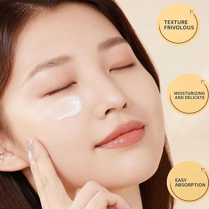 Eye Cream for Dark Circles and Puffiness, Reducing Puffiness and Bags Under Eyes Night Eye Cream, Moisturizing and Easily Absorbed Night Time Eye Wrinkle Cream for Women, 0.7oz-VivaGrace Women