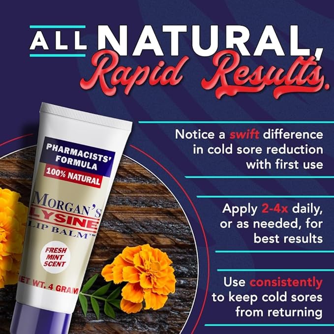 Morgan's Lysine Lip Balm-VivaGrace Women