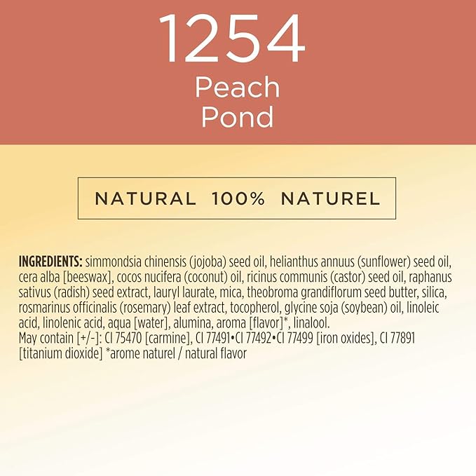 BURTS BEES Peach Pond All Aglow Lip & Cheek Stick, 0.32 OZ-VivaGrace Women