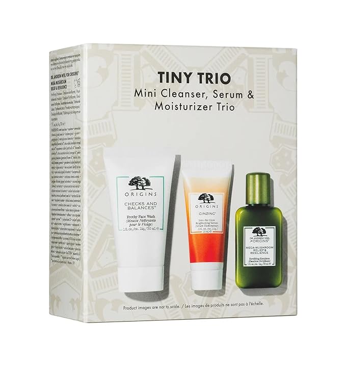 Origins Tiny Trio Mini Cleanser, Serum & Moisturizer Set-VivaGrace Women