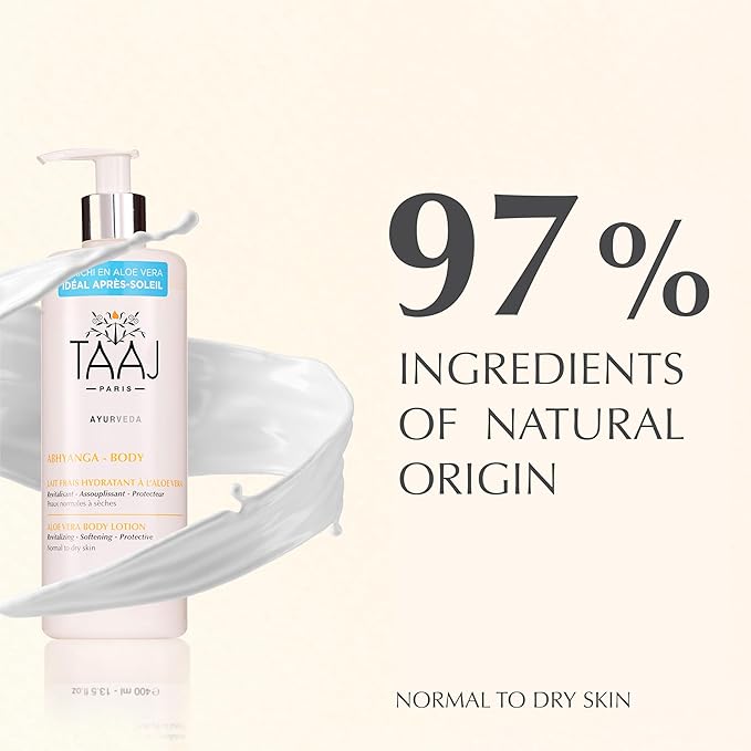 | Refreshing Body Milk with Aloe Vera – Soothes, Hydrates & Revitalizes | Regenerating, Softening & Protective Actives | Non-Greasy Finish |Ayurvedic Skincare | 97% natural & Vegan | 13.5 fl oz-VivaGrace Women