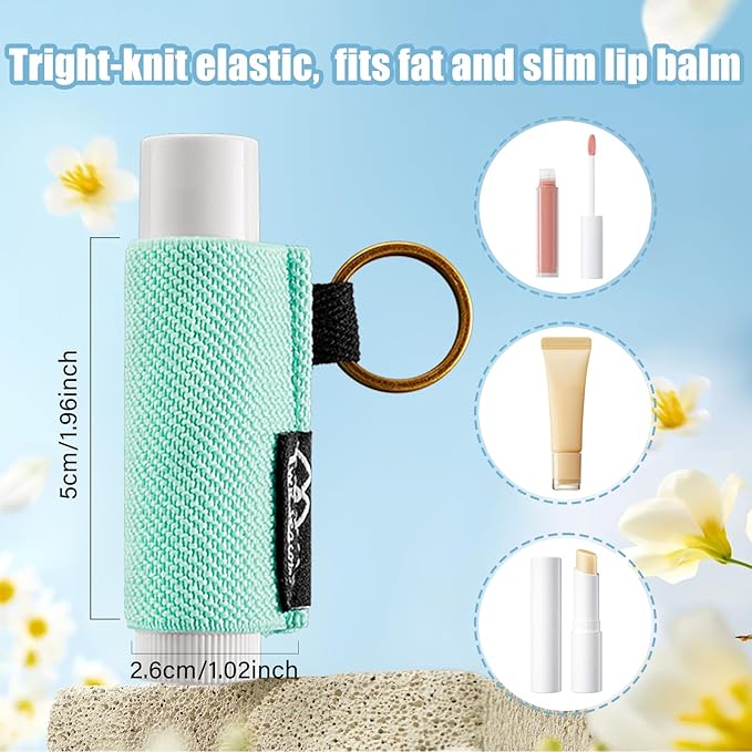 WK IEASON Lip Balm Holder Keychain Bulk Chapstick Holder Key chain-VivaGrace Women