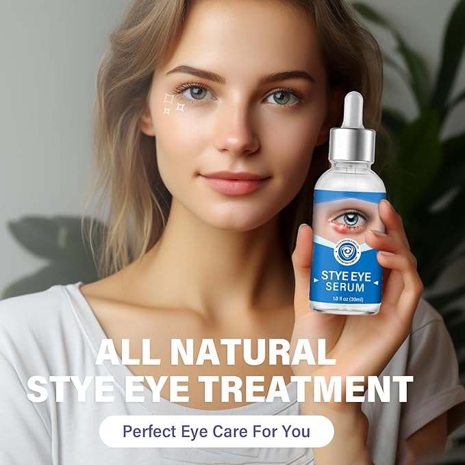 Stye Eye Treatment, Stye Eye Serum for Styes Chalazion and Blepharitis, Gently Cleanses Lashes and Eyes, Restore Healthier Eye Skin, 1 Fl.oz-VivaGrace Women