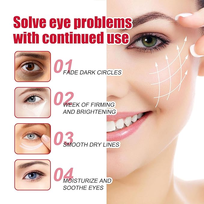 Eye Cream, Retinol Eye Stick, Retinol Eye Cream, Retinol Cream, Retinol Face Cream, Under Eye Cream Anti Aging, Moisturizing Eye Balm Reduces Wrinkles Fine Lines and Dark Circles-VivaGrace Women