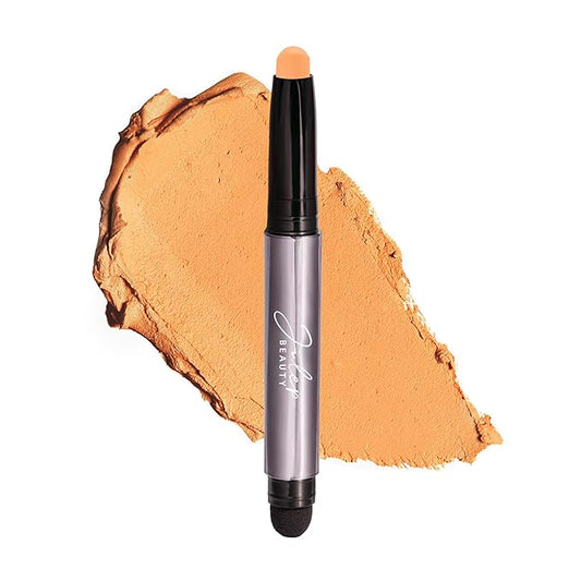 Julep Eyeshadow 101 Cream-to-Powder Waterproof Shadow Stick – Cantaloupe Matte – Long-Lasting, Crease-Proof, Warm Light Orange Matte Cream Eyeshadow with Built-in Smudger-VivaGrace Women