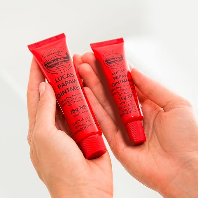 Lucas Pawpaw Lip Ointment, Lucas Pawpaw Cream, Lucas Pawpaw Ointment for Lips & Dry Skin (15 Gram & 25 Gram)-VivaGrace Women