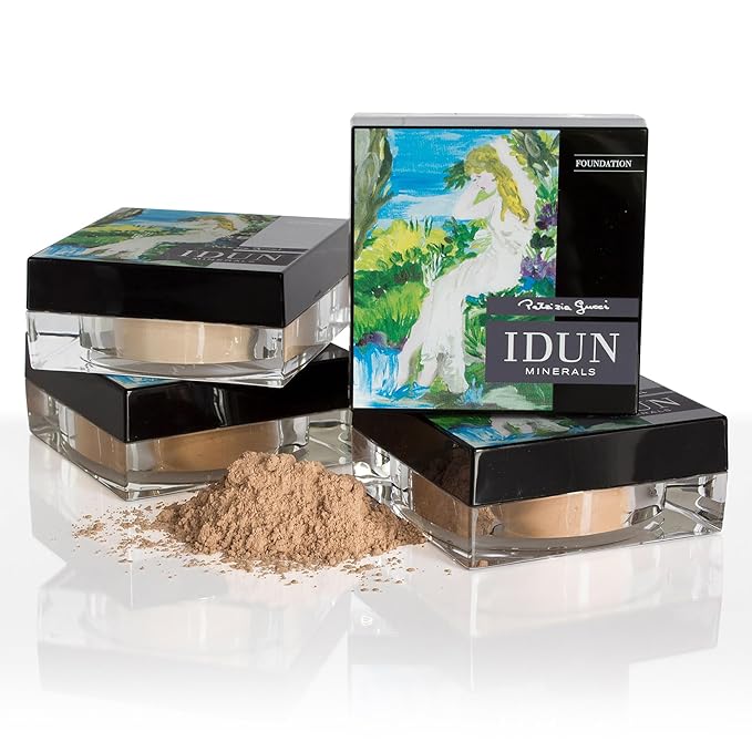 Mineral Powder Foundation - Longwear, Lightweight, Smooth Powder Formula - Blurring, Skin-Perfecting Finish - Vegan and Cruelty Free Formula - 015 Embla - 0.25 oz-VivaGrace Women