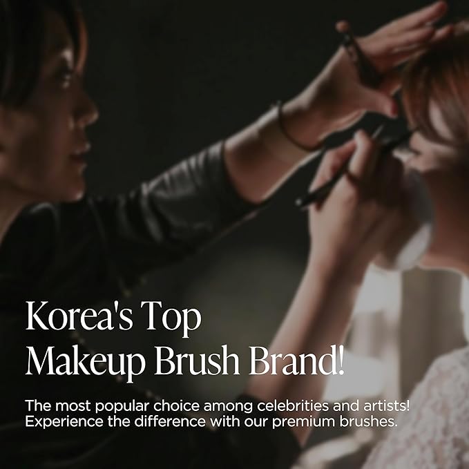 Piccasso FB17 Foundation Brush – Soft Makeup Brush for Liquid & Cream Foundation, Curved Bristles for Smooth and Flawless Face Makeup, Professional Tool for Base Layering, Korean Beauty Essential-VivaGrace Women