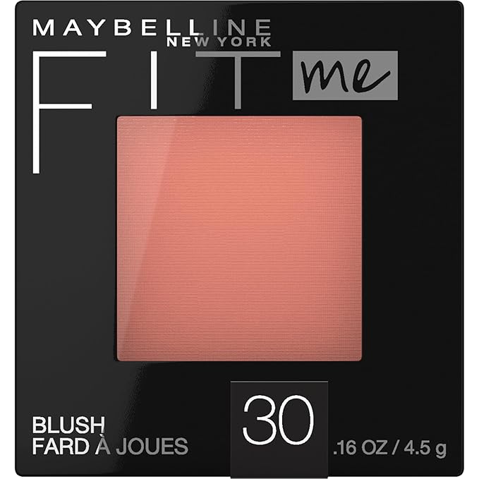 Maybelline Fit Me Powder Blush, Lightweight, Smooth, Blendable, Long-lasting All-Day Face Enhancing Makeup Color, Rose, 1 Count-VivaGrace Women