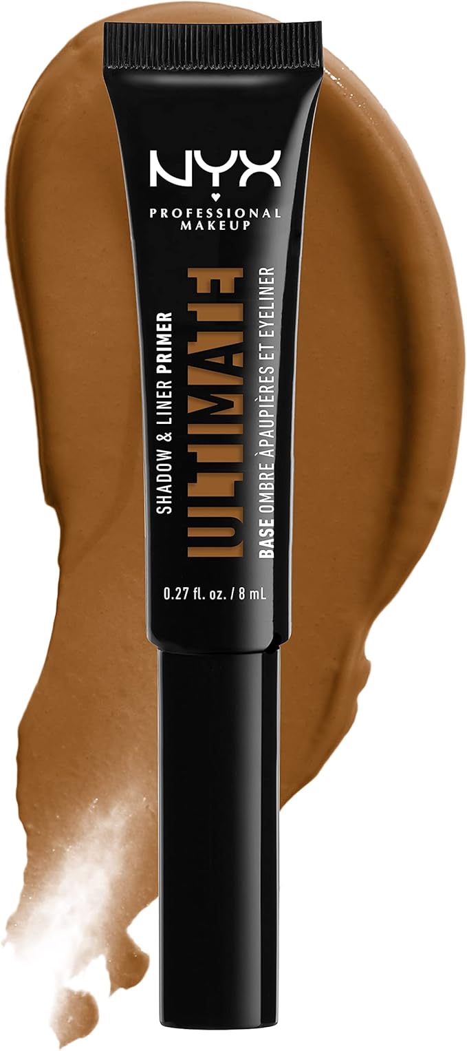 NYX PROFESSIONAL MAKEUP Ultimate Shadow & Liner Primer, Deep + Epic Ink Liner, Black (2-Pack Bundle)