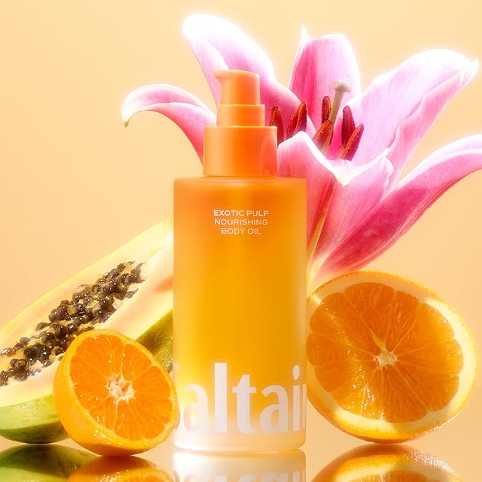 Saltair Body Oil. Luxurious Exotic Pulp After Shower and Bath Oil Moisturizer for Women. Botanical, Non-Greasy, and Well-Absorbing Lotion for Hydrating Dry Skin. 4oz Pump Bottle-VivaGrace Women