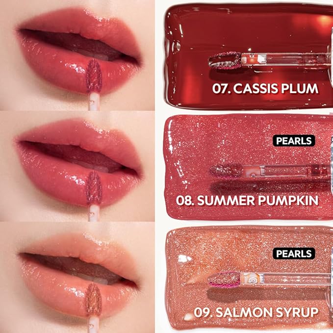TIRTIR Waterism Tinted Lip Gloss #05 Scotch Shot, 0.14 Fl Oz – Kiss Ready Lipgloss, 12H Long Lasting Non Sticky Natural Tinted Glow Korean Multiuse Cheek and Lip Tint for Women gift-VivaGrace Women