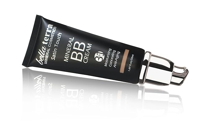 Bellaterra Cosmetics BB Cream - Tinted Moisturizer, Mineral Foundation Makeup, Medium 104 | Skin Perfector, 1.69 oz-VivaGrace Women