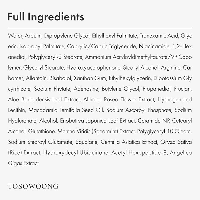 Arbutin 7% + Tranexamic Acid 4% Cream, 70,000ppm Arbutin, 40,000ppm TXA, Niacinamide, Glutathione, Dark Spots, Freckle, Blemishes, Pigmentation, Korean Skin Care, 50ml, 1.69 fl.oz.-VivaGrace Women