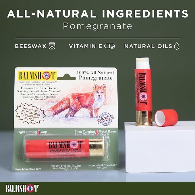 BALMSHOT Lip Balm 4 Pack-VivaGrace Women
