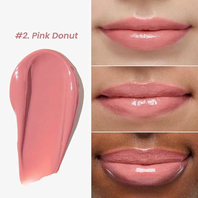 CNP Propolis Jelly Tinted Lipcerin™ - 02 Pink Donut, Hydrating Lip Balm & Gloss with Manuka Honey + Hyaluronic Acid, Korean Skincare, 0.3 fl.oz.-VivaGrace Women