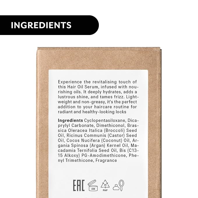 The Act Hair Oil for Dry & Frizzy Hair – Leave-In Lightweight Treatment with Argan, Coconut & Castor Oil – Non-Greasy Finish – 1.69 fl oz-VivaGrace Women