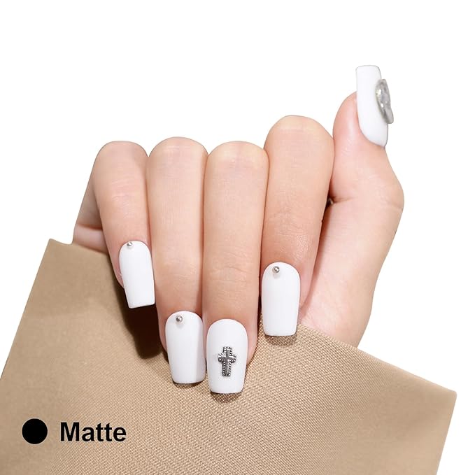 L'UGX Gel Nail Polish White Christmas 15ML Soak Off UV French Tip Gel Colors for Nails Art DIY Manicure & Pedicure at Home Salon Holiday Gifts for Women LGS-701