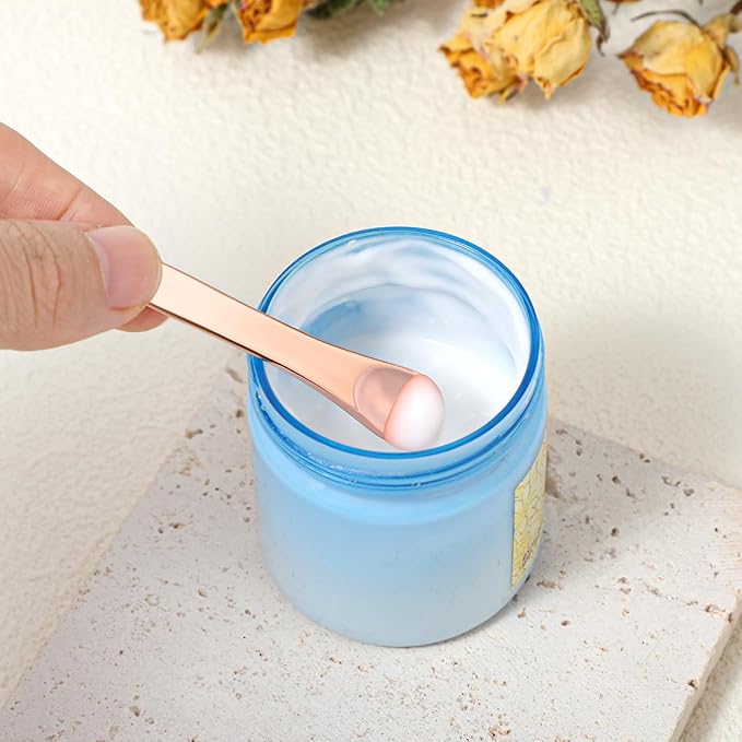 Prasacco 3 Pcs Skincare Spatula Metal Makeup Spatula Mini Cosmetic Spatula Small Scoops Facial Applicator Tool Beauty Spatula For Face Mask Eye Cream Lotions Moisturizers-VivaGrace Women