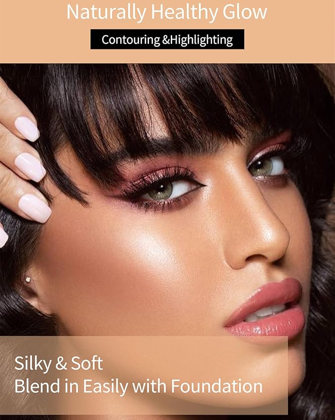 Go Ho Liquid Blush Beauty Wand,Blendable Super Silky Cream Blush Stick,Face Moisturizing Contour Blush Stick with Fine Cushion Applicator,Cruelty-free,003# Medium Pink-VivaGrace Women