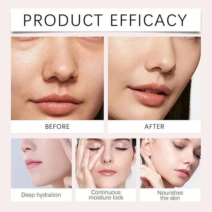 Retinol Collagen Face Mask – Korean Tightening Hydrogel Overnight Mask, Deep Moisturizing & Elasticity Boost, Long-Lasting Hydration & Brightening Skin (Collagen Face Mask)-VivaGrace Women