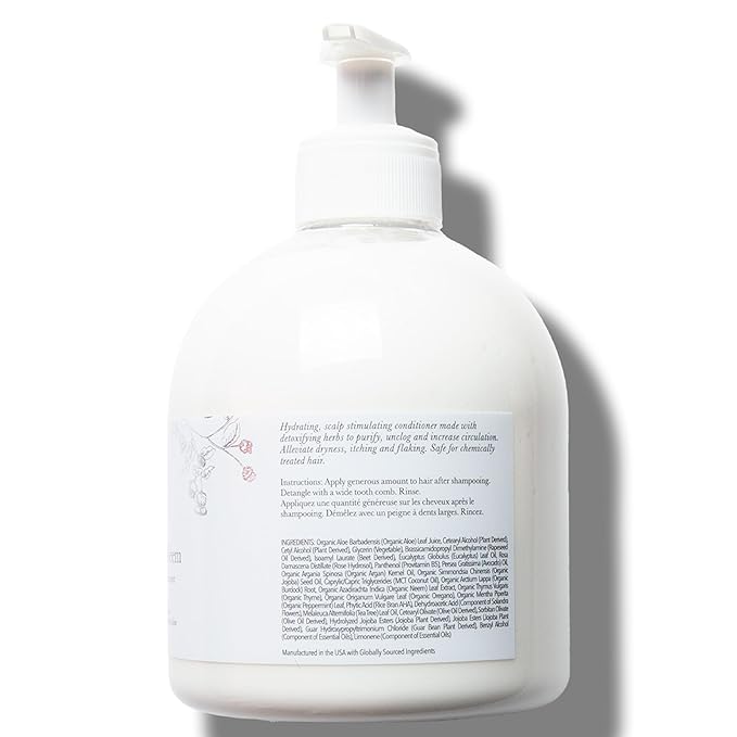 100% PURE Healthy Scalp Conditioner Purifying Burdock & Neem for Dry Damaged Hair Replenishing Itchy Flaky Scalp Hydration for Women & Men - 16 Fl Oz-VivaGrace Women