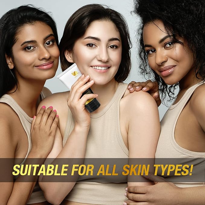 9000PPM Snail Mucin Overnight Wrapping Peel Off Mask for Intensive Hydrating, Skin Barrier Repairing, Reducing Sagging/Wrinkles/Fine Lines, 2.53 Oz/75 ML-VivaGrace Women