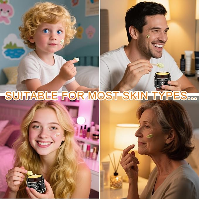 Tallow Honey Balm for Face Organic,Crema Cebo De Res Original,Handmade Tallow and Honey Balm for Face,Body,Sebo De Res Para La Cara,Based Supplies Tallow and Ho ney Bal m for Smooth Skin (2 Bottle)-VivaGrace Women