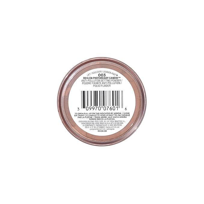 Revlon PhotoReady Candid Setting Powder, with Anti-Pollution, Antioxidant Ingredients, without Parabens, Pthalates and Fragrances; Shade 003 .34 Fluid Oz-VivaGrace Women