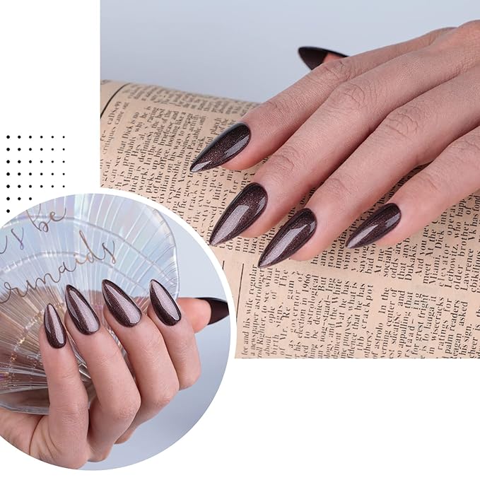Imtiti Brown Gel Nail Polish, 1 Pcs 15ml bronze brown Color Soak Off LED Long-Lasting Nail Gel Polish Nail Art Starter Manicure Salon DIY at Home, 0.5 Fluid Ounces