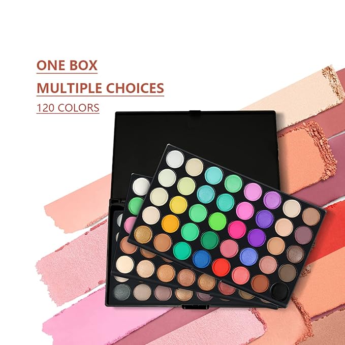 All in One Makeup Set Holiday Box, Essential Starter Bundle Include Eyeshadow Concealer Lipstick Lip Gloss Eyeliner Eyebrow Pencil Lip Balm Face Powder, Full Makeup Kit for Women Girls-VivaGrace Women