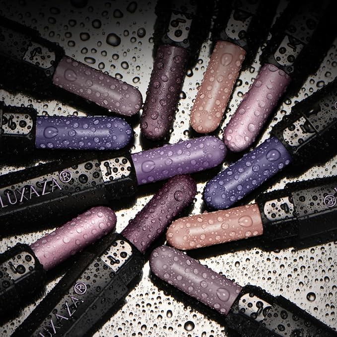 Purple Eyeshadow Stick Makeup 6PCS Set, Metallic Shimmer Matte Cream Eye Shadow Palette Brightener Pencil Crayon - BLUEBERRY-VivaGrace Women